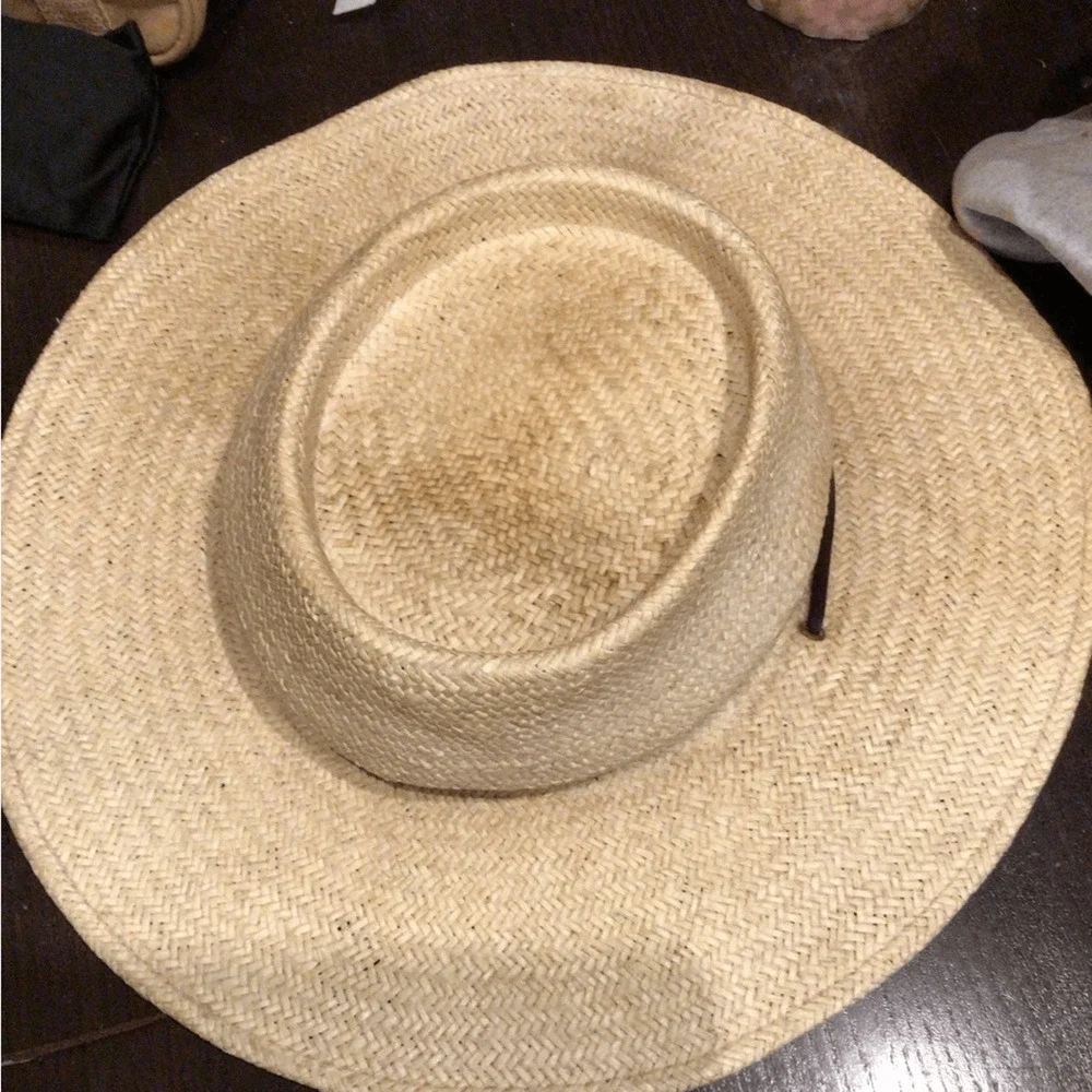 Gigi Pip Straw Panama Hat - REAd***Natural